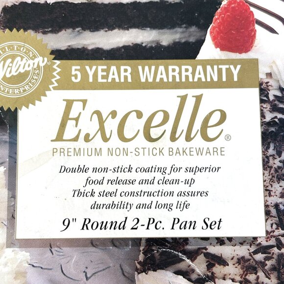 Vintage Wilton Excelle 9” non-stick Round Cake Pan - Picture 10 of 11